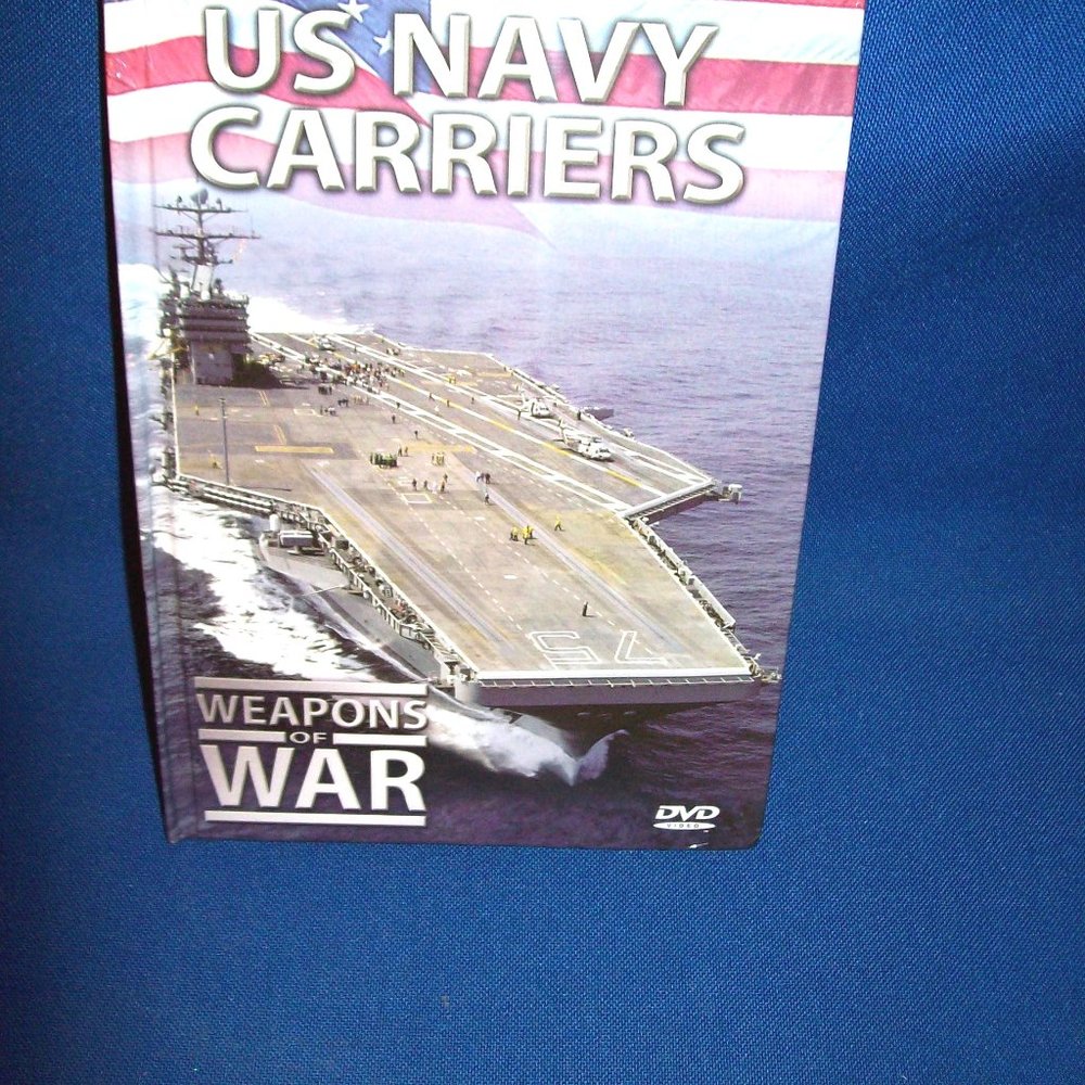 US Navy Aircraft Carriers Weapons of War Military Documentary DVD/Booklet Sealed